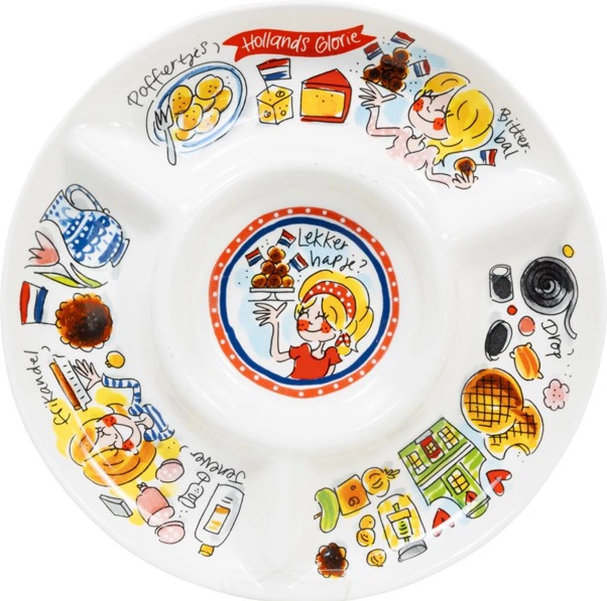 Serveerschaal - 23 cm - serveerschaal met vakjes - Hollandse cadeautjes - Holland souvenir - typisch Nederlands Serveerschaal - 23 Cm - Serveerschaal Met Vakjes - Hollandse Cadeautjes - Holland Souvenir - Typisch Nederlands -Le Creuset Winkel 1200x1190 5