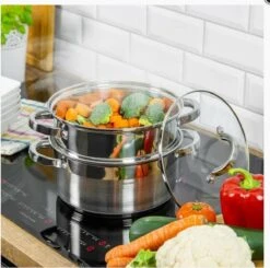 Stoompan INZET Stoominzet Ø 18 Cm Rijststomer Stoompan Groentestomer Vis- En Vleesstomer I Gezond Lekker Zuinig -Le Creuset Winkel 1200x1192 3