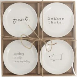 Gusta Gebaksbordjes Ø 15cm Genieters 8 Stuks - 2x Set Van 4 Stuks -Le Creuset Winkel 1200x1194 12