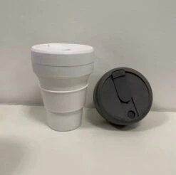 Koffiebeker - Reisbeker - Siliconen Beker - Opvouwbaar - Zwart - Drinkbeker - To Go -Le Creuset Winkel 1200x1194 7