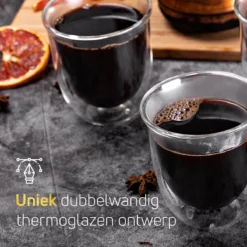 Dubbelwandige ESPRESSO Glazen Van Borosilicaat - Warme En Koude Dranken Kopjes - 70 ML - Set Van 4 9 Dubbelwandige ESPRESSO Glazen Van Borosilicaat - Warme En Koude Dranken Kopjes - 70 ML - Set Van 4 -Le Creuset Winkel 1200x1200 1086