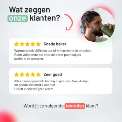 Triple J® Koffiebeker To Go - Thermosbeker - BPA & Lekvrij - 380ml - Groen -Le Creuset Winkel 1200x1200 1129