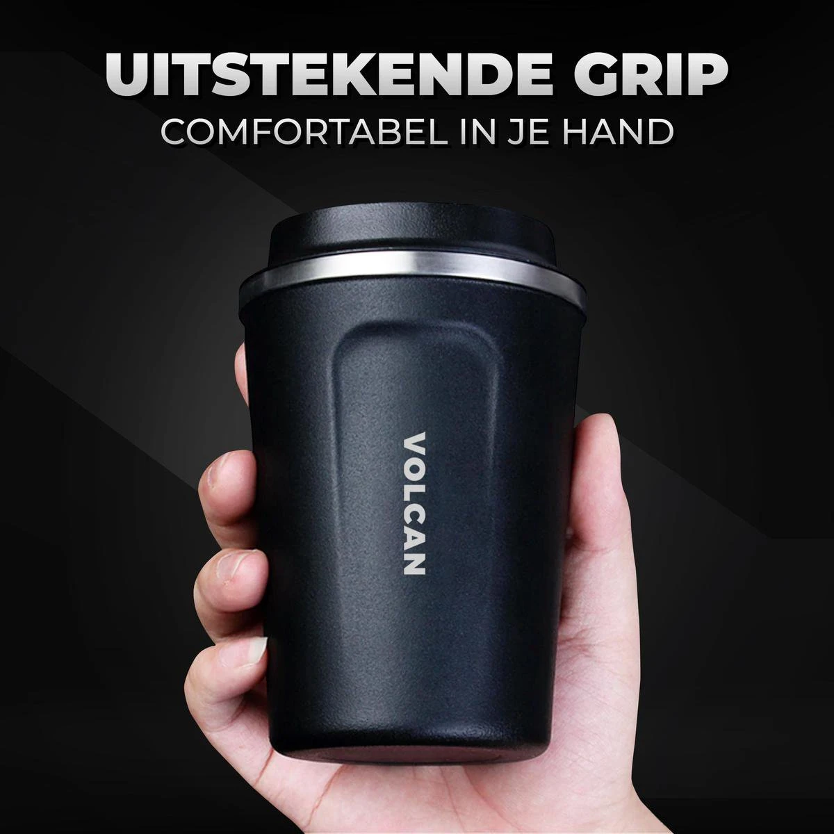 Volcan RVS Koffiebeker To Go - Thermosbeker - Theebeker - Coffee - Zwart Volcan RVS Koffiebeker To Go - Thermosbeker - Theebeker - Coffee - Zwart -Le Creuset Winkel 1200x1200 1136