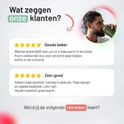 Triple J® Koffiebeker To Go - Thermosbeker - BPA & Lekvrij - 510ml - Roze -Le Creuset Winkel 1200x1200 1177