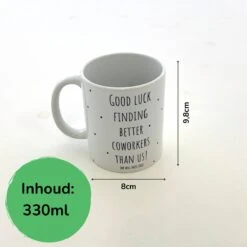 Merkloos Afscheidsmok | Afscheid Collega | Koffiemok | Mok 300 Ml | Mok | Keramische Mok -Le Creuset Winkel 1200x1200 1222