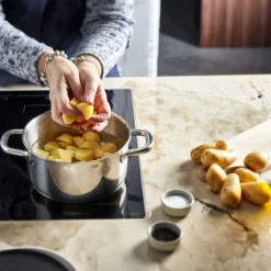 Demeyere Classico 3 Kookpan – Met Deksel – Inductie – RVS – 20 Cm – 3L -Le Creuset Winkel 1200x1200 123