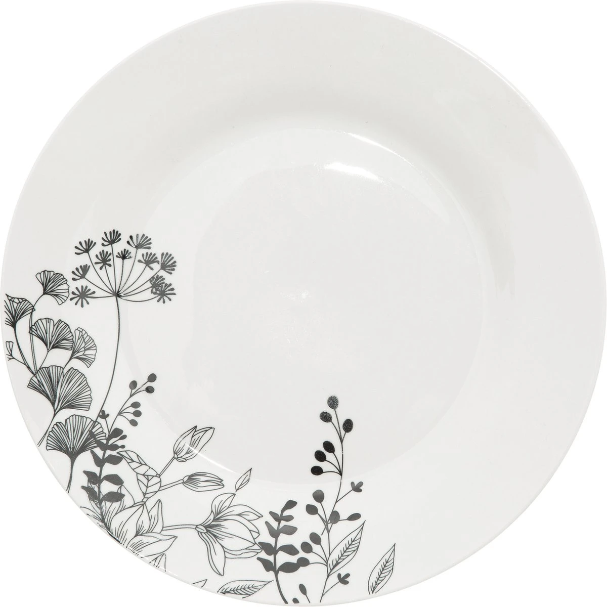 4goodz Wild Flower Porseleinen Servies set 6-persoons 18-delig - Wit/Zwart 4goodz Wild Flower Porseleinen Servies Set 6-persoons 18-delig - Wit/Zwart -Le Creuset Winkel 1200x1200 1363
