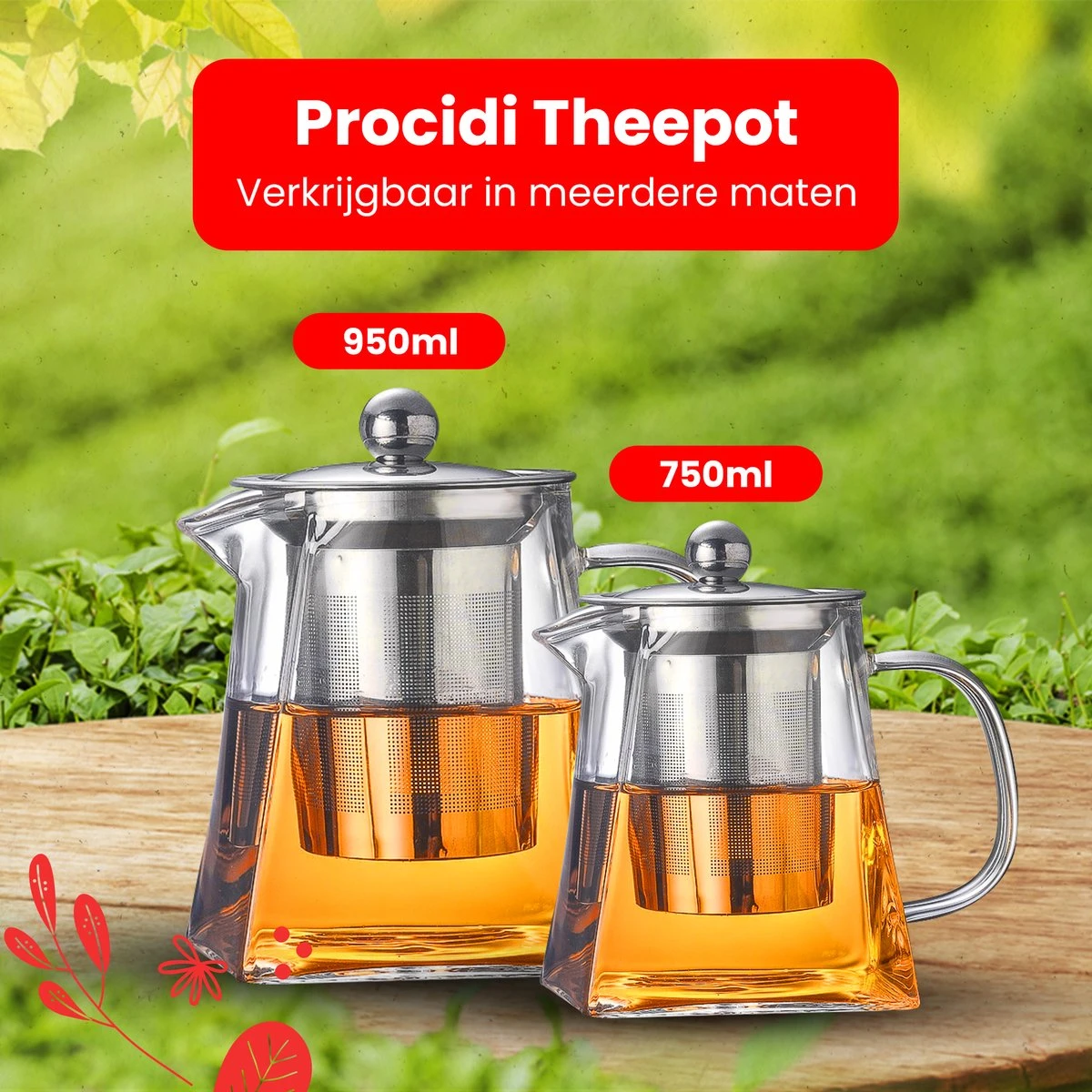 Procidi® Glazen Theepot met Filter - Theekan met Infuser - Dubbelwandig Borosilicaat Glas - Thee Thermoskan - Koffiekan 950 ML - Teapot Procidi® Glazen Theepot Met Filter - Theekan Met Infuser - Dubbelwandig Borosilicaat Glas - Thee Thermoskan - Koffiekan 950 ML - Teapot -Le Creuset Winkel 1200x1200 1422