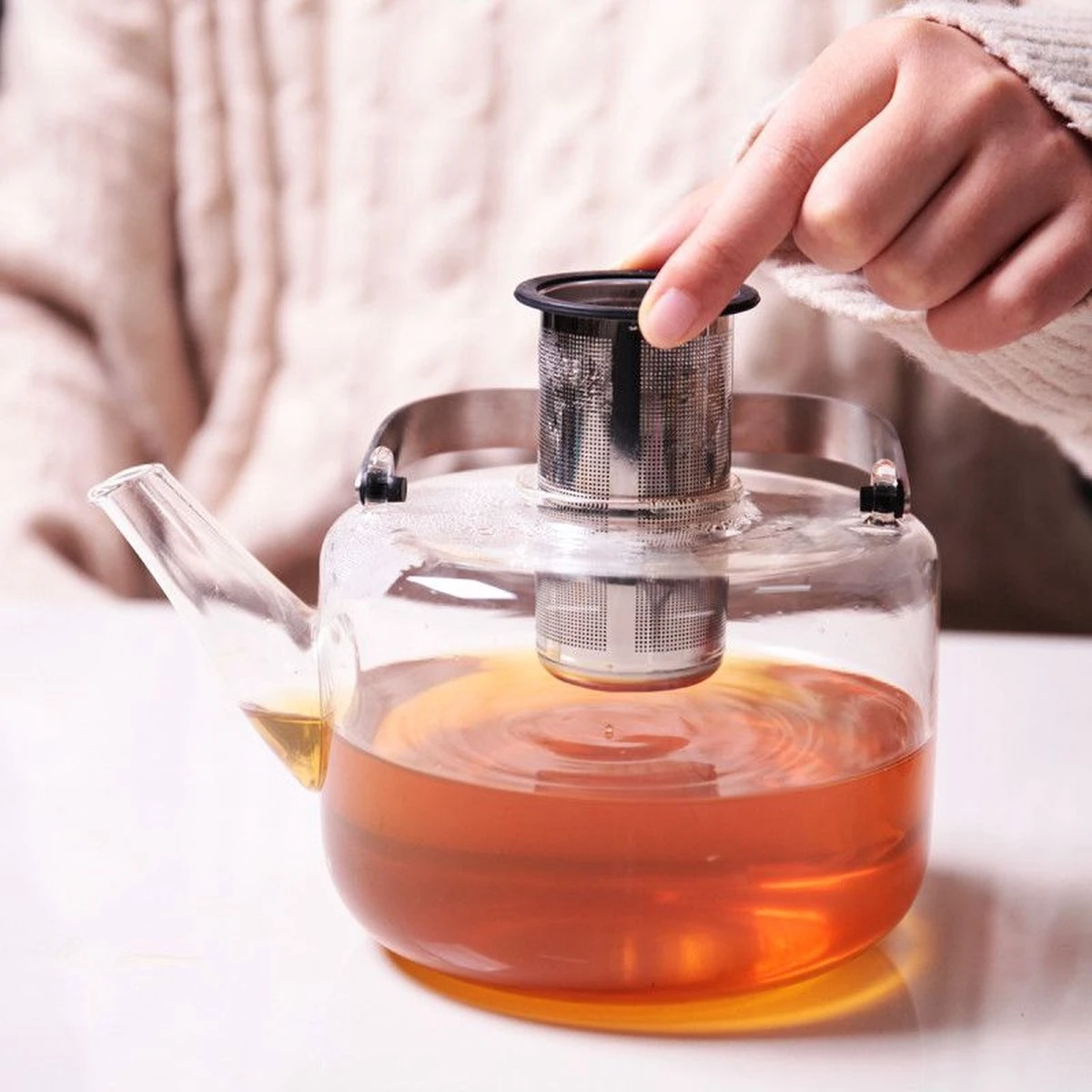 Viva Scandinavia Bjorn Theepot - Glas - met Filter - 1,2 l - Transparant Viva Scandinavia Bjorn Theepot - Glas - Met Filter - 1,2 L - Transparant -Le Creuset Winkel 1200x1200 1431