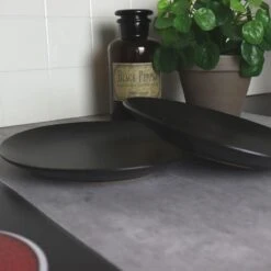 Orange85 Bordenset - Dinerbord - Borden - Plat - Set Van 6 - Mat Zwart - Diameter 27cm - Aardewerk - Servies -Le Creuset Winkel 1200x1200 1440