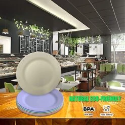 Onbreekbare Borden Van 25 Cm, 6-delige Set, Herbruikbare Platte Borden Met Luffas-afwasborstels, Eetborden, Kunststof, Licht Voor Feestjes, Kamperen, BBQ/pizza, Magnetronbestendig, Vaatwasmachinebestendig, BPA-vrij (veelkleurig) 3 Onbreekbare Borden Van 25 Cm, 6-delige Set, Herbruikbare Platte Borden Met Luffas-afwasborstels, Eetborden, Kunststof, Licht Voor Feestjes, Kamperen, BBQ/pizza, Magnetronbestendig, Vaatwasmachinebestendig, BPA-vrij (veelkleurig) -Le Creuset Winkel 1200x1200 1497