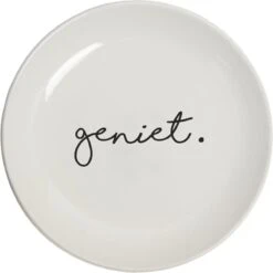 Bord Set Van 4 Stuks ø15cm . Met Tekst Geniet / Lekker/ Vandaag Is Mijn Lievelingsdag /hondje Gusta -Le Creuset Winkel 1200x1200 1511