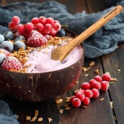 Ecowize Coconut Bowls (Set Van 3) - Kokosnoot Kom & Schaal - Met 3 Lepels, 3 Vorken En 8 Bamboe Rietjes - Zero Waste & Herbruikbaar - Duurzaam Cadeau -Le Creuset Winkel 1200x1200 1557