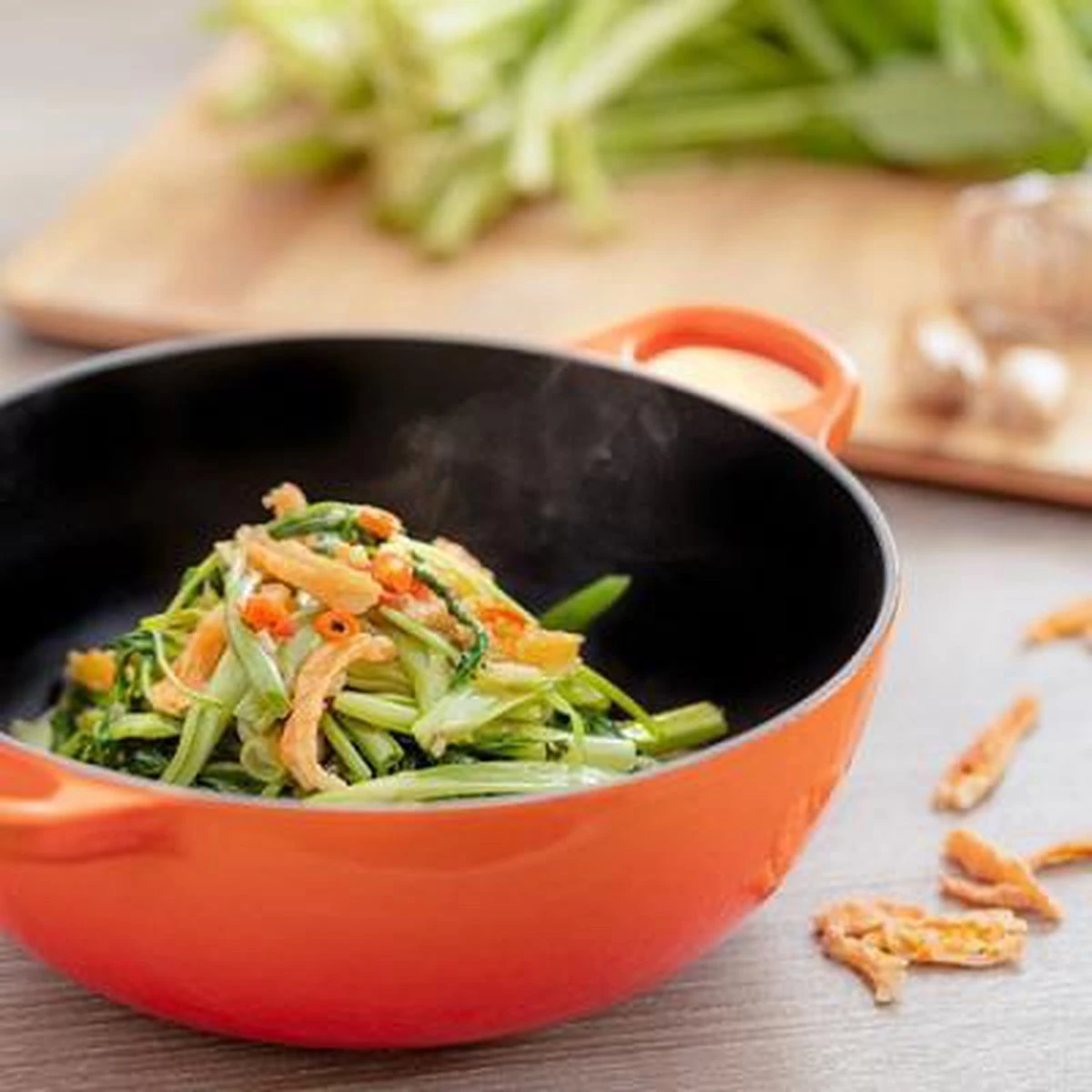 Le Creuset Wokpan / Balti Dish - Mat Zwart - ø 24 cm / 2.7 Liter - Geëmailleerde anti-aanbaklaag Le Creuset Wokpan / Balti Dish - Mat Zwart - ø 24 Cm / 2.7 Liter - Geëmailleerde Anti-aanbaklaag -Le Creuset Winkel 1200x1200 157