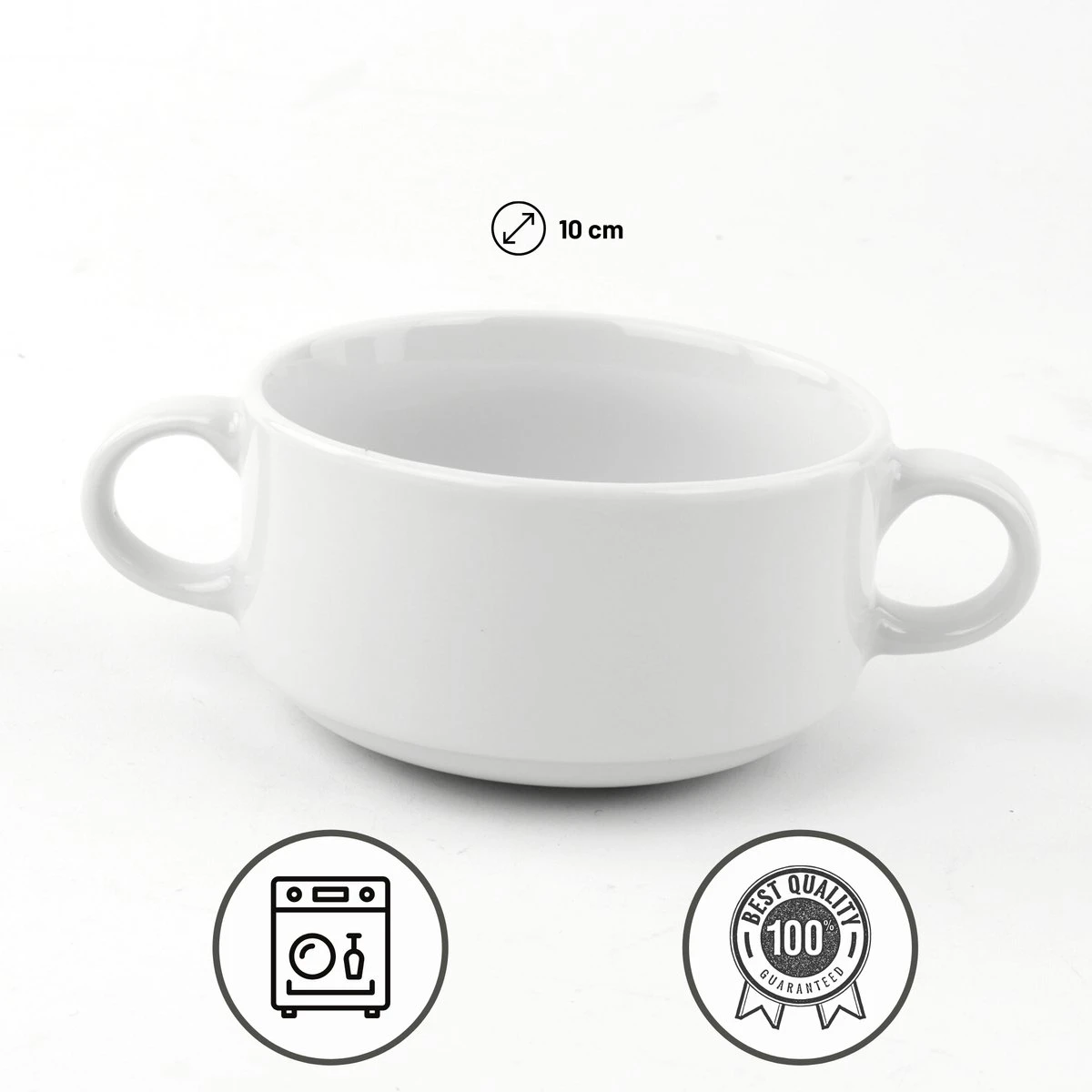 Orange85 Soepkommen - met Oor - Set van 6 - Wit - Rond - met Houder Orange85 Soepkommen - Met Oor - Set Van 6 - Wit - Rond - Met Houder -Le Creuset Winkel 1200x1200 1580