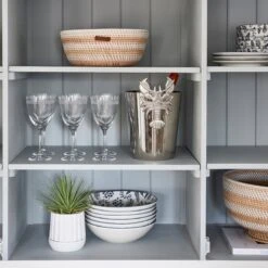 Riviera Maison Serveerschaal Keramiek, Ronde Kom Voor Salades, Fruit, Snacks - First Catch Bowl - Blauw - Keramiek - Maat M -Le Creuset Winkel 1200x1200 1583