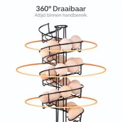Goliving Eierrek - Eierhouder - Eiermand - Eieren Bewaren - Draaibaar - Ruimtebesparend - RVS - Zwart 6 Goliving Eierrek - Eierhouder - Eiermand - Eieren Bewaren - Draaibaar - Ruimtebesparend - RVS - Zwart -Le Creuset Winkel 1200x1200 1620