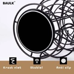 Eiermand – Eierrek – Eierhouder – Eieren – 360° - Zwart - Pasen - 39 Eieren - BAULK® 2 Eiermand – Eierrek – Eierhouder – Eieren – 360° - Zwart - Pasen - 39 Eieren - BAULK® -Le Creuset Winkel 1200x1200 1628