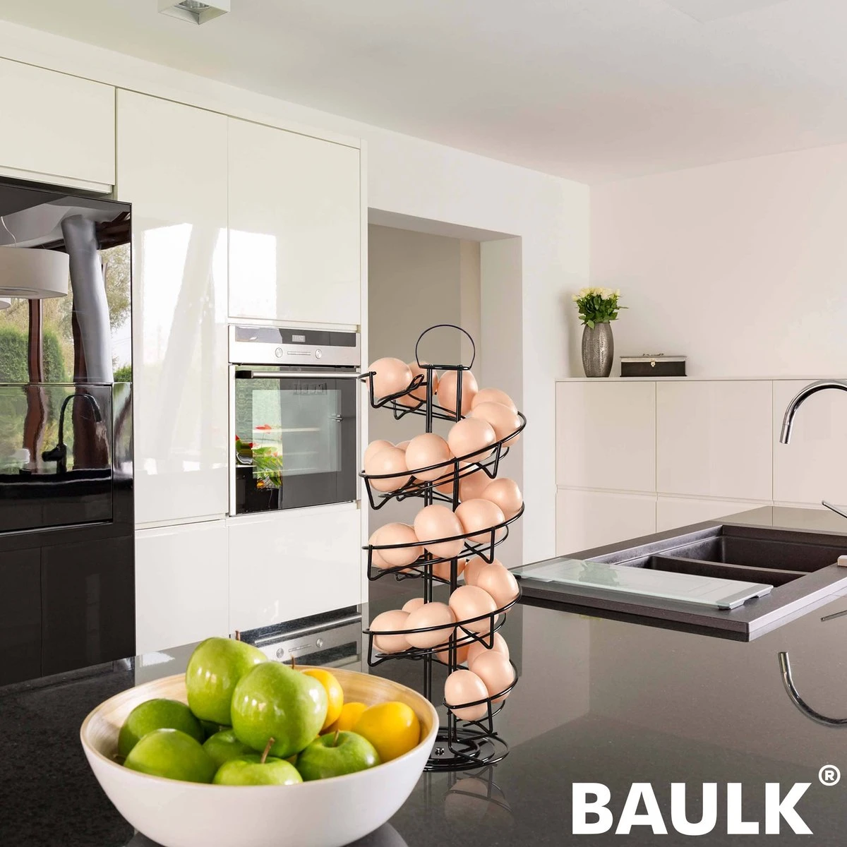 Eiermand – Eierrek – Eierhouder – Eieren – 360° - Zwart - Pasen - 39 eieren - BAULK® Eiermand – Eierrek – Eierhouder – Eieren – 360° - Zwart - Pasen - 39 Eieren - BAULK® -Le Creuset Winkel 1200x1200 1629