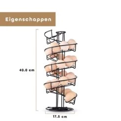 Eiermand – Eierrek – Eierhouder – Eieren – 360° - Zwart - Pasen - 39 Eieren - BAULK® 6 Eiermand – Eierrek – Eierhouder – Eieren – 360° - Zwart - Pasen - 39 Eieren - BAULK® -Le Creuset Winkel 1200x1200 1630