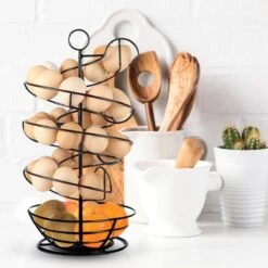 Eiermand – Eierrek – Eierhouder – Eieren – Zwart - Pasen - Tot 40 Eieren - BAULK® -Le Creuset Winkel 1200x1200 1640