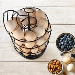 Eiermand – Eierrek – Eierhouder – Eieren – Zwart - Pasen - Tot 40 Eieren - 360° - BAULK® 5 Eiermand – Eierrek – Eierhouder – Eieren – Zwart - Pasen - Tot 40 Eieren - 360° - BAULK® -Le Creuset Winkel 1200x1200 1650