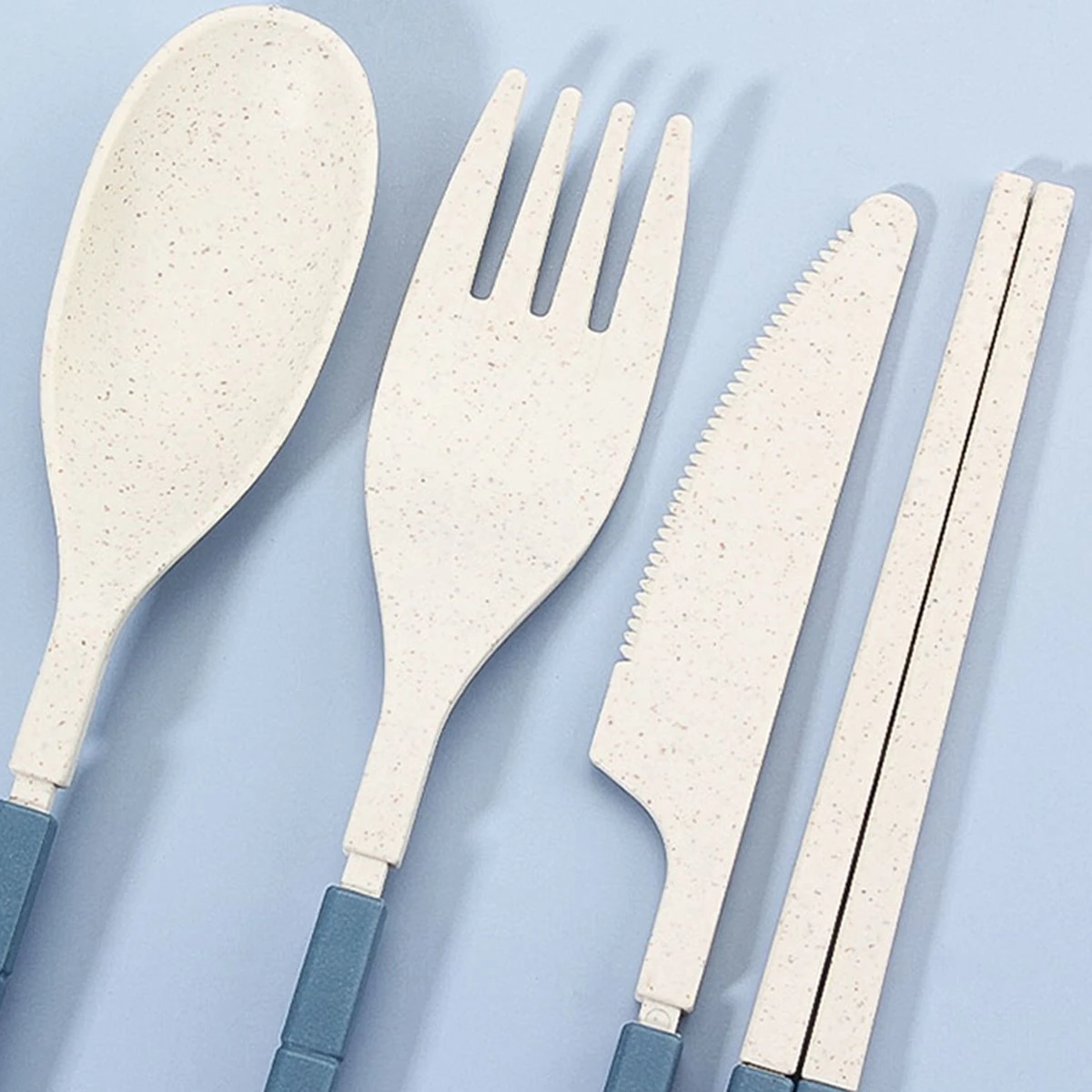 Reisbestek - 5-delig Blauw - Meeneembestek - Bestek To Go Reisbestek - 5-delig Blauw - Meeneembestek - Bestek To Go -Le Creuset Winkel 1200x1200 1696