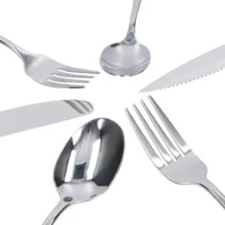 Deleca 8 Persoons Bestekset (48-delig) - Lepels, Messen, Vorken & Steakmessen - Vaatwasserbestendig - Zilver / RVS 7 Deleca 8 Persoons Bestekset (48-delig) - Lepels, Messen, Vorken & Steakmessen - Vaatwasserbestendig - Zilver / RVS -Le Creuset Winkel 1200x1200 1735