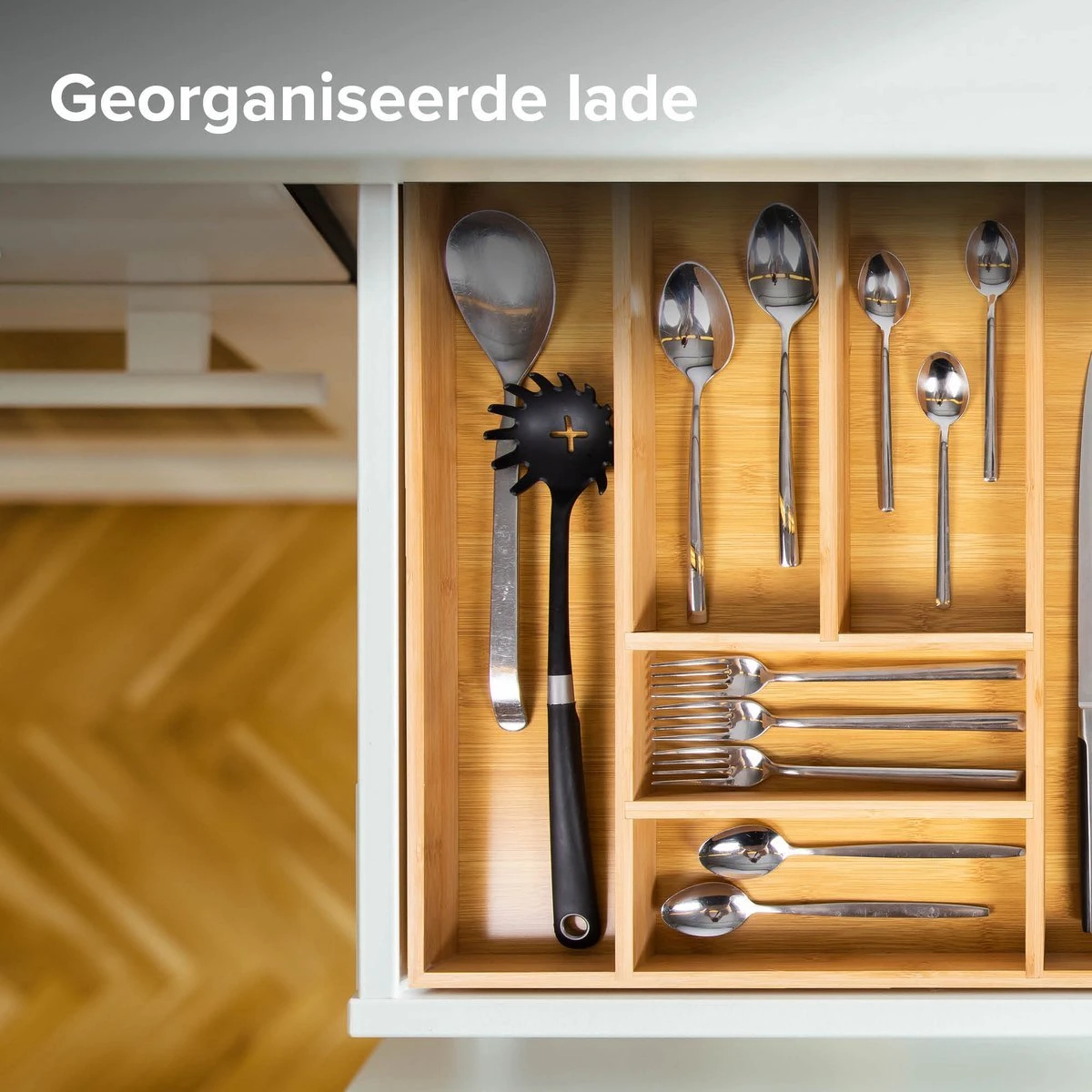 Grote Bestekbak Bamboe 51x47cm | Besteklade van Coninx | Bestekhouder | Opbergbak | Duurzaam | voor Laden van 47cm diep Grote Bestekbak Bamboe 51x47cm | Besteklade Van Coninx | Bestekhouder | Opbergbak | Duurzaam | Voor Laden Van 47cm Diep -Le Creuset Winkel 1200x1200 1823