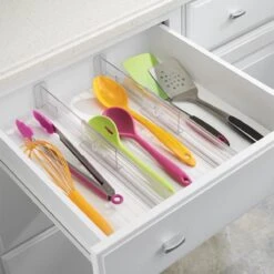 IDesign Ladeverdeler Uitschuifbaar 2 Stuks Transparant - Transparant - Klaar Voor Gebruik, Verstelbaar, Uitschuifbaar -Le Creuset Winkel 1200x1200 1849