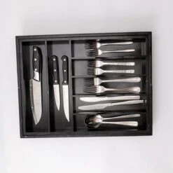 Merkloos Decopatent® Uitschuifbaar Bestekbak - Besteklade - 7 Vaks -> Uitschuifbaar Naar 9 Vakken - Bestekbakken Organizer - Bamboe - Zwart 3 Merkloos Decopatent® Uitschuifbaar Bestekbak - Besteklade - 7 Vaks -> Uitschuifbaar Naar 9 Vakken - Bestekbakken Organizer - Bamboe - Zwart -Le Creuset Winkel 1200x1200 1861