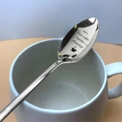 Merkloos Lepel Met Tekst - "Let's Have Coffee Together Forever" - 19.5cm - Valentijn Cadeau Voor Hem Of Haar - Valentijnsdag Verrassing - Versierde Lepel - Lange Lepel - Cadeautje -Le Creuset Winkel 1200x1200 1898