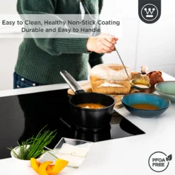 Westinghouse Performance Series - Steelpan Inductie 18cm - Zwart - Geschikt Voor Alle Warmtebronnen Inclusief Inductie En Ovenbestendig - Sauspan -Le Creuset Winkel 1200x1200 20