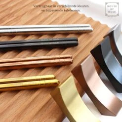House Of Husk Chopsticks Set - Koreaanse Eetstokjes - Vaatwasserbestendig - RVS - 5 Paar - Zilver -Le Creuset Winkel 1200x1200 2001