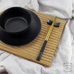 House Of Husk Eetstokjes Houder Set - Chopstick Holder - Zwart - Sushi Servies - RVS - 5 Stuks -Le Creuset Winkel 1200x1200 2016