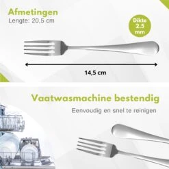 Hendi Tafelvork - Profi Line Tafelvorken - 20,5cm - RVS 18/0 ( Set Van 6 ) 3 Hendi Tafelvork - Profi Line Tafelvorken - 20,5cm - RVS 18/0 ( Set Van 6 ) -Le Creuset Winkel 1200x1200 2027