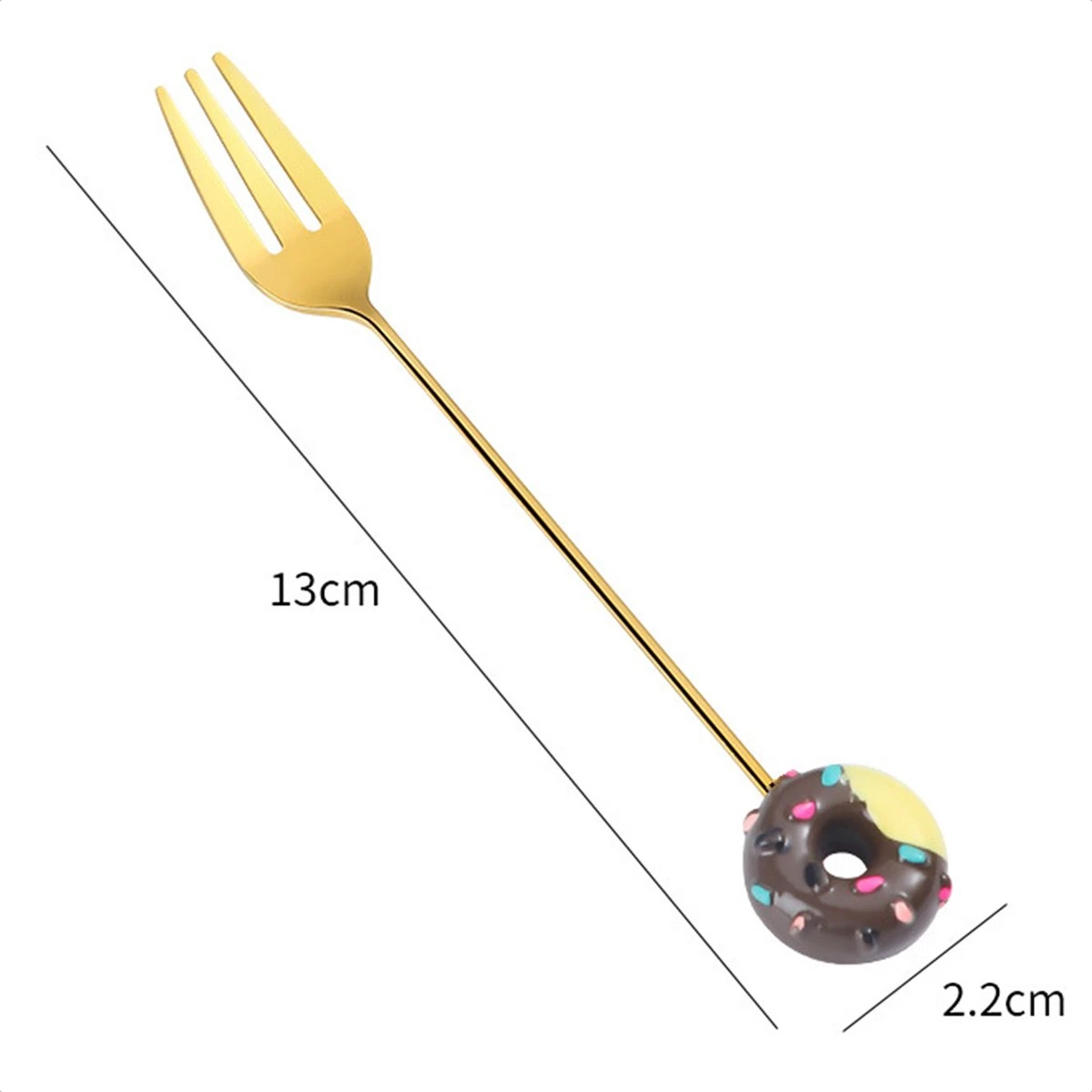 Gebaksvorkjes donut set van 4 taartvorkjes - goud Gebaksvorkjes Donut Set Van 4 Taartvorkjes - Goud -Le Creuset Winkel 1200x1200 2030