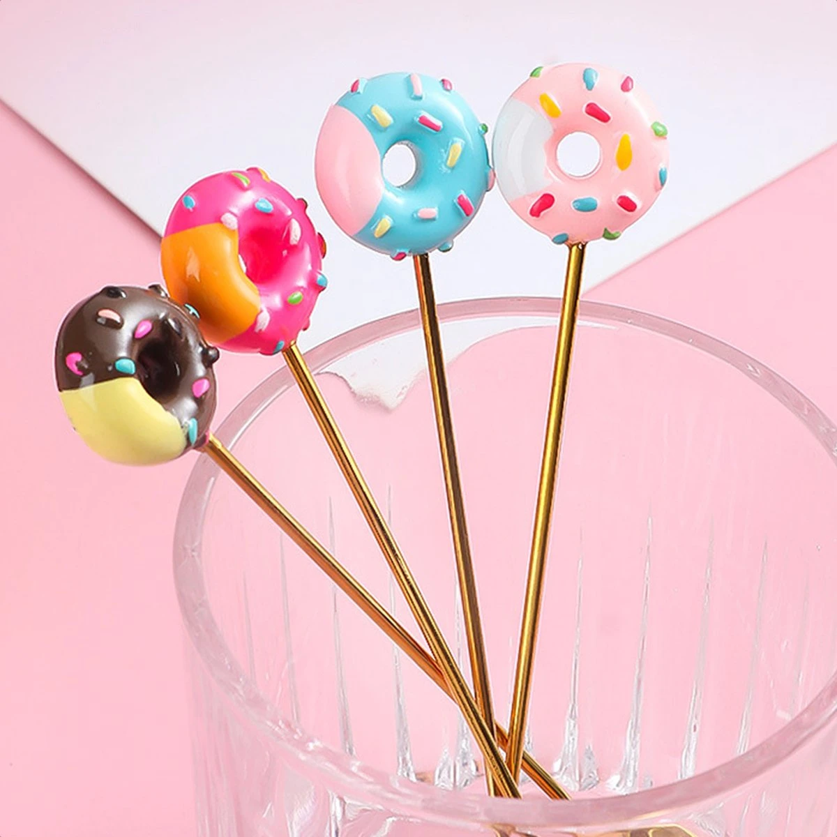 Gebaksvorkjes donut set van 4 taartvorkjes - goud Gebaksvorkjes Donut Set Van 4 Taartvorkjes - Goud -Le Creuset Winkel 1200x1200 2032