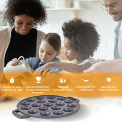 CuisiNoon® Poffertjespan Premium - Complete Poffertjesmaker Set - Inclusief Bakboek -Le Creuset Winkel 1200x1200 254