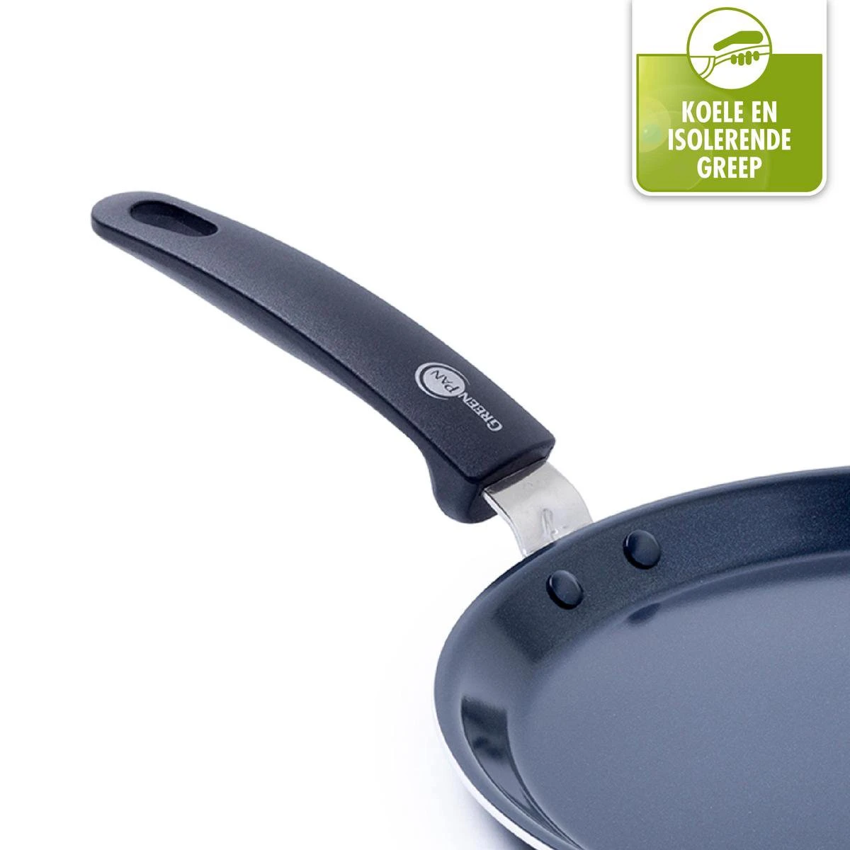 GreenPan Essentials pannenkoekenpan 24cm - zwart - inductie - PFAS-vrij GreenPan Essentials Pannenkoekenpan 24cm - Zwart - Inductie - PFAS-vrij -Le Creuset Winkel 1200x1200 326