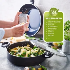 Greenpan Torino Keramische Hapjespan - 28 Cm - Met Glazen Deksel 4 Greenpan Torino Keramische Hapjespan - 28 Cm - Met Glazen Deksel -Le Creuset Winkel 1200x1200 354