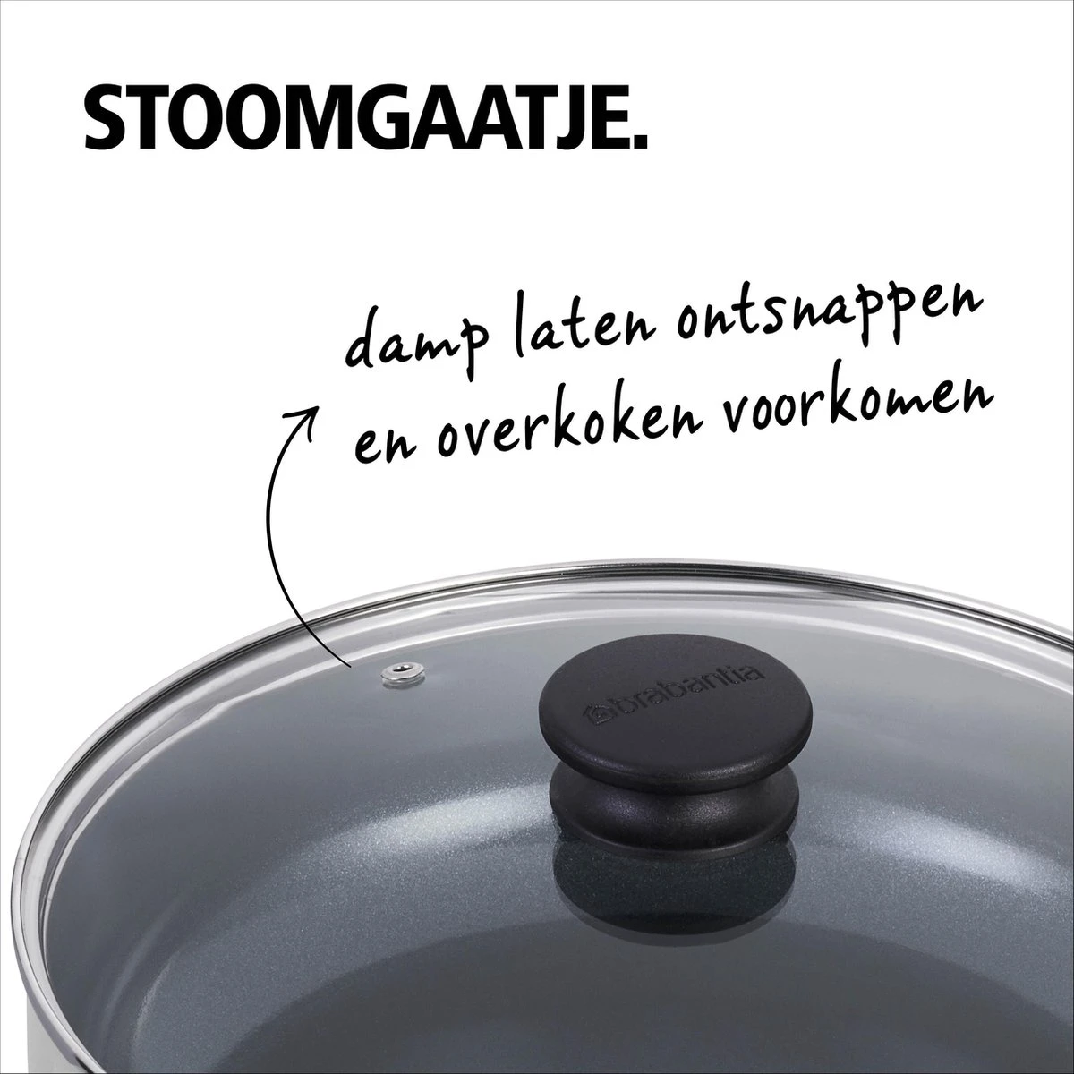 BRABANTIA INDU+ Hapjespan - keramische antiaanbaklaag - met deksel - Ø 28 cm - inductie - pfas vrij BRABANTIA INDU+ Hapjespan - Keramische Antiaanbaklaag - Met Deksel - Ø 28 Cm - Inductie - Pfas Vrij -Le Creuset Winkel 1200x1200 406
