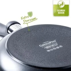 GreenPan Cambridge Hapjespan Met Deksel 24cm - Zwart - Inductie - PFAS-vrij -Le Creuset Winkel 1200x1200 445