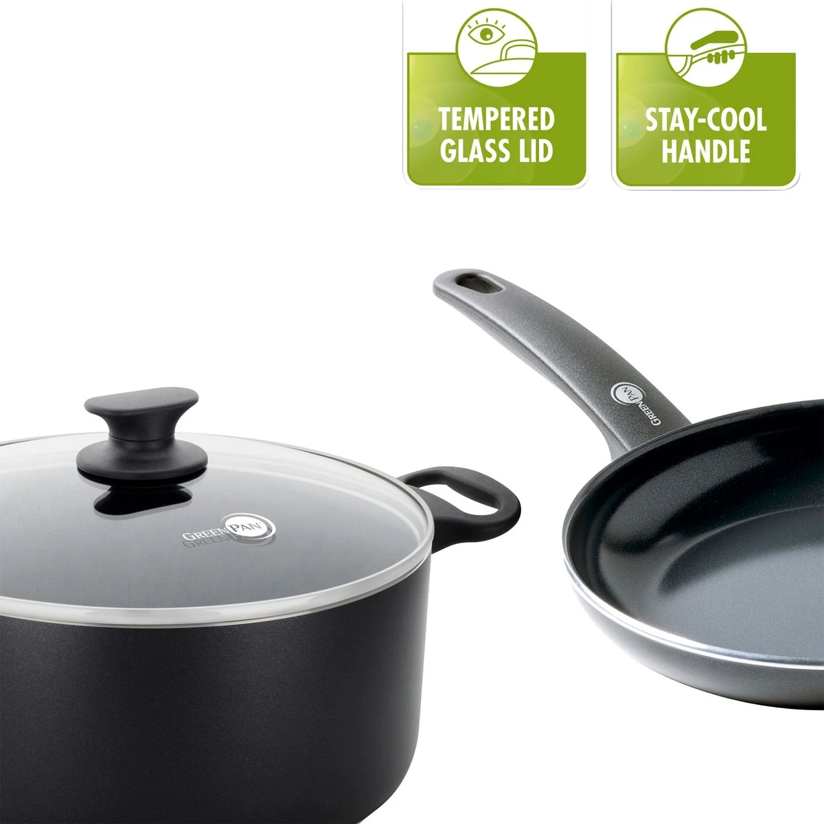 GreenPan Cambridge grillpan 28cm - zwart - inductie - PFAS-vrij GreenPan Cambridge Grillpan 28cm - Zwart - Inductie - PFAS-vrij -Le Creuset Winkel 1200x1200 488