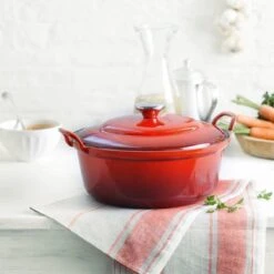 Le Creuset Braadpan Faitout Tradition Kersenrood - ø 24 Cm / 3 Liter -Le Creuset Winkel 1200x1200 525