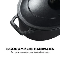 MOA Gietijzeren Braadpan - Inhoud 4,7 Liter - 29CM - Ovaal - Alle Warmtebronnen - Ook Voor Inductie - Gewicht 5,7 Kg - Zwart - C29B 3 MOA Gietijzeren Braadpan - Inhoud 4,7 Liter - 29CM - Ovaal - Alle Warmtebronnen - Ook Voor Inductie - Gewicht 5,7 Kg - Zwart - C29B -Le Creuset Winkel 1200x1200 535