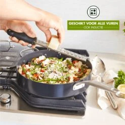 GreenPan Copenhagen Stoofpan Met Deksel En Extra Handvat 28cm/4.3L -Le Creuset Winkel 1200x1200 699