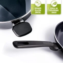 GreenPan Memphis Hapjespan 28cm - Zwart - Inductie - PFAS-vrij 8 GreenPan Memphis Hapjespan 28cm - Zwart - Inductie - PFAS-vrij -Le Creuset Winkel 1200x1200 721