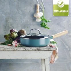 GreenPan Mayflower Hapjespan Met Deksel - Ø 24 Cm - Keramisch - Inductie 16 GreenPan Mayflower Hapjespan Met Deksel - Ø 24 Cm - Keramisch - Inductie -Le Creuset Winkel 1200x1200 738
