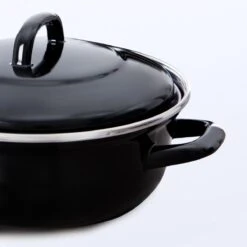 BK Fortalit Frituurpan Ø24 Cm - Zwart - Emaille - Inductie -Le Creuset Winkel 1200x1200 746
